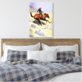 The Cowboy von Remington, Vintage Kavallerie Milit Leinwanddruck (Insitu (Schlafzimmer))