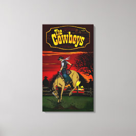 "The Cowboys" Stretchierte Canvas Print. Leinwanddruck