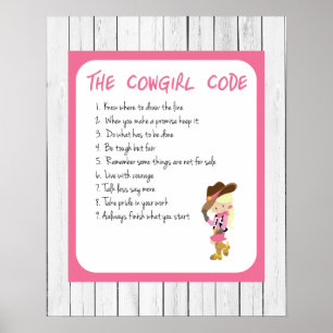 The Cowgirl Code Poster