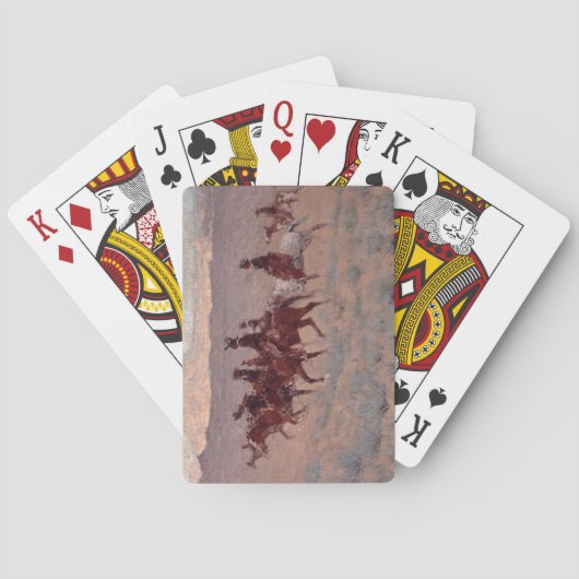 The Cowpunchers (w/c on paper) Spielkarten (Rückseite)