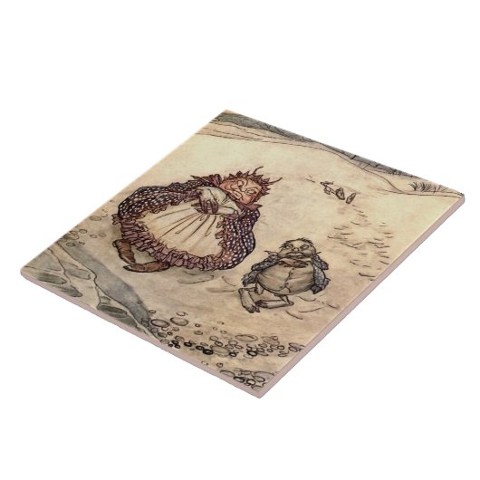 "The Crab and Seiner Mutter" von Arthur Rackham Fliese (Seite)