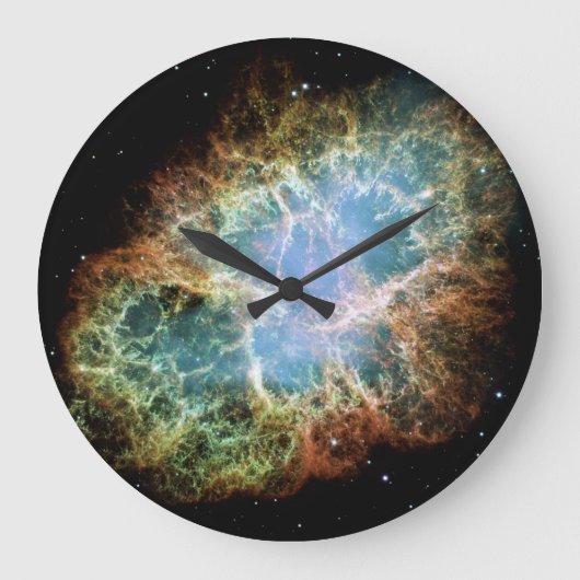 The Crab Nebula Große Wanduhr (Vorderseite)
