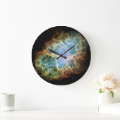 The Crab Nebula Große Wanduhr (Zuhause)