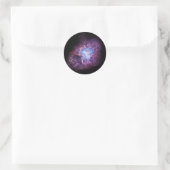 The Crab Nebula Runder Aufkleber (Tasche)