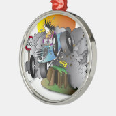 the crash ornament aus metall (Links)