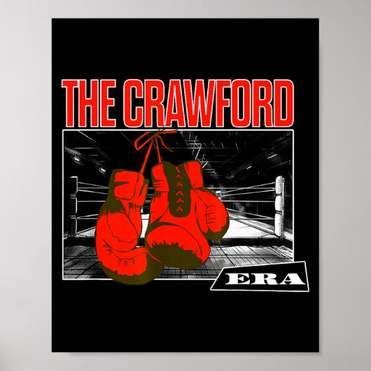 The Crawford Era Funny Boxing Trendy Men Women Poster (Vorne)