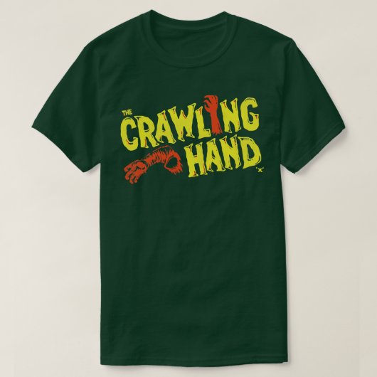 The Crawling Hand 60er Cult Classic Horror Movie T-Shirt (Design vorne)