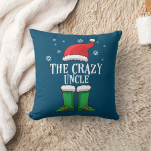 The Crazy Onkel - Matching Family Christmas Elf Kissen