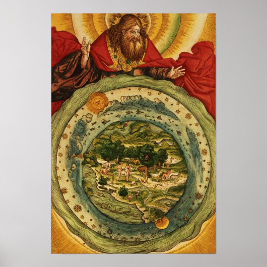 The Creation, from the Luther Bible, c.1530 Poster (Vorne)