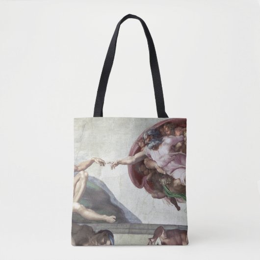 <The Creation of Adam> durch Michelangelo Tasche (Vorderseite)