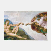 The Creation of Adam, Michelangelo, 1508-1512 Fußmatte (Vorderseite)