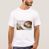 The Creation of Adam, Michelangelo, 1508-1512 T-Shirt (Vorderseite)
