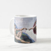 “ The Creation of Adam ” , Michelangelo Kaffeetasse (Vorderseite Links)