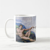 “ The Creation of Adam ” , Michelangelo Kaffeetasse (Links)