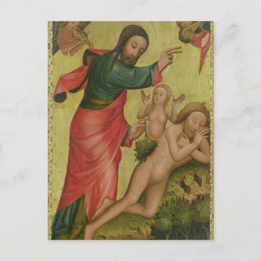The Creation of Eve, a panel from Grabower Postkarte (Vorderseite)