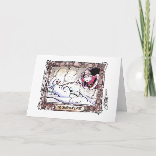 The Creation of Frosty Feiertagskarte (Vorderseite)