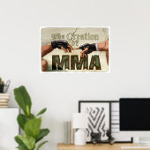 The Creation of MMA Poster (Heimbüro)