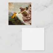 The Creation of Purrfection Quadratische Visitenkarte (Vorne/Hinten)