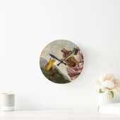 The Creation of Purrfection Runde Wanduhr (Zuhause)