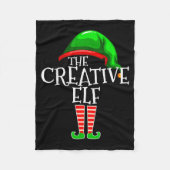 The Creative Elf Family Matching Group Christmas  Fleecedecke (Vorderseite)