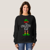 The Creative Elf Family Matching Group Christmas M Sweatshirt (Vorne ganz)