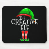 The Creative Elf Family Matching Group Christmas  Mousepad (Vorne)