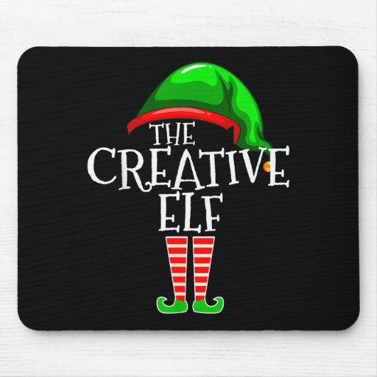 The Creative Elf Family Matching Group Christmas Mousepad (Vorne)