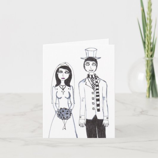 The Creepy Wedding Einladung (Vorderseite)