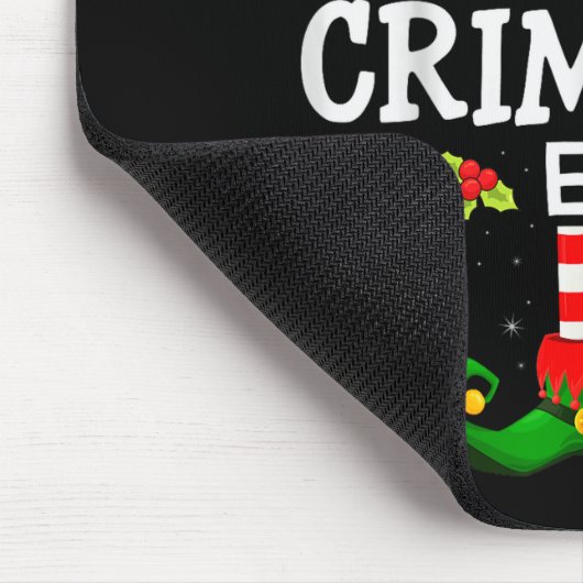 The Criminal Elf Christmas Family Matching Pajama  Mousepad (Ecke)