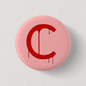 The Crimson Almost Logo Button (Vorderseite)