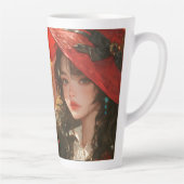 The Crimson Hour : Red Hat Girl Latte Tasse (Rechts)