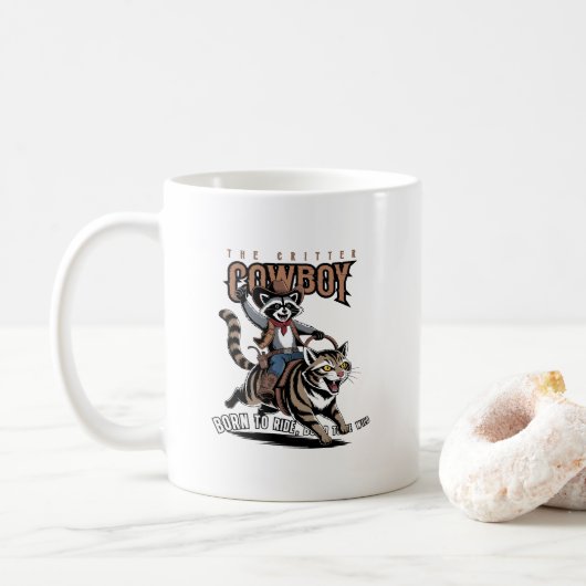The critter cowboy | #11 Classic Mug Kaffeetasse (Mit Donut)