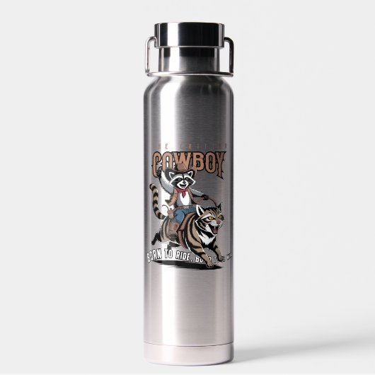 The critter cowboy | Thor Copper Vacuum Insulated Trinkflasche (Rückseite)