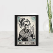 The Crocheter Tarot Card Funny Yarn Design Karte (Vorderseite)