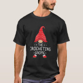 The Crocheting Gnome Xmas Family Matching Funny Ch T-Shirt (Vorderseite)