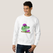 The Crocodile inside me | cute beautiful design Sweatshirt (Vorne ganz)