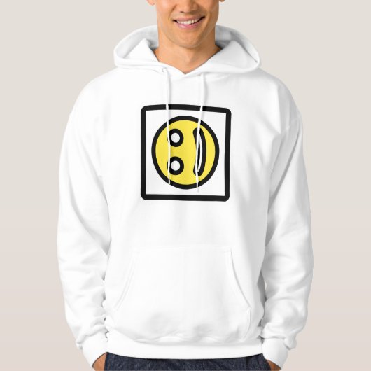 The Crooked Grin – Edgy Style Hoodie (Vorderseite)