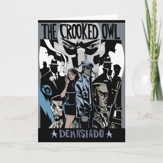 The Crooked Owl Greeting Card Karte (Vorderseite)