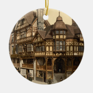 The Cross and Rows, Chester, Cheshire, England Keramik Ornament