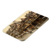 The Cross and Rows, Chester, Cheshire, England Magnet (Linke Seite)