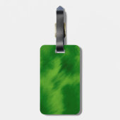 The cross and the green of the forest gepäckanhänger (Rückseite vertikal)