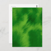 The cross and the green of the forest postkarte (Vorne/Hinten)