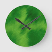 The cross and the green of the forest runde wanduhr (Vorderseite)