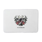 The Crow Laughing Awfully Badematte (Vorderseite)