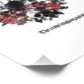 The Crow Laughing Awfully Fotodruck (Ecke)