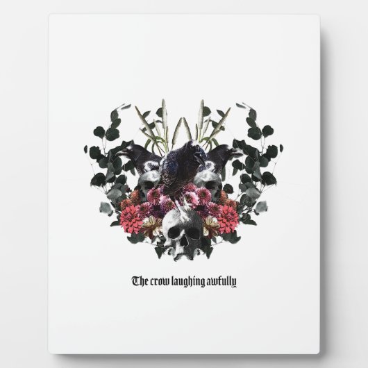 The Crow Laughing Awfully Fotoplatte (Vorderseite)