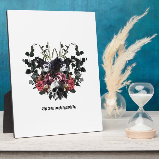 The Crow Laughing Awfully Fotoplatte (Seite)