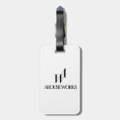 The Crow Laughing Awfully Gepäckanhänger (Rückseite vertikal)