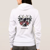 The Crow Laughing Awfully Hoodie (Rückseite)