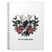 The Crow Laughing Awfully Notizblock (Vorderseite)